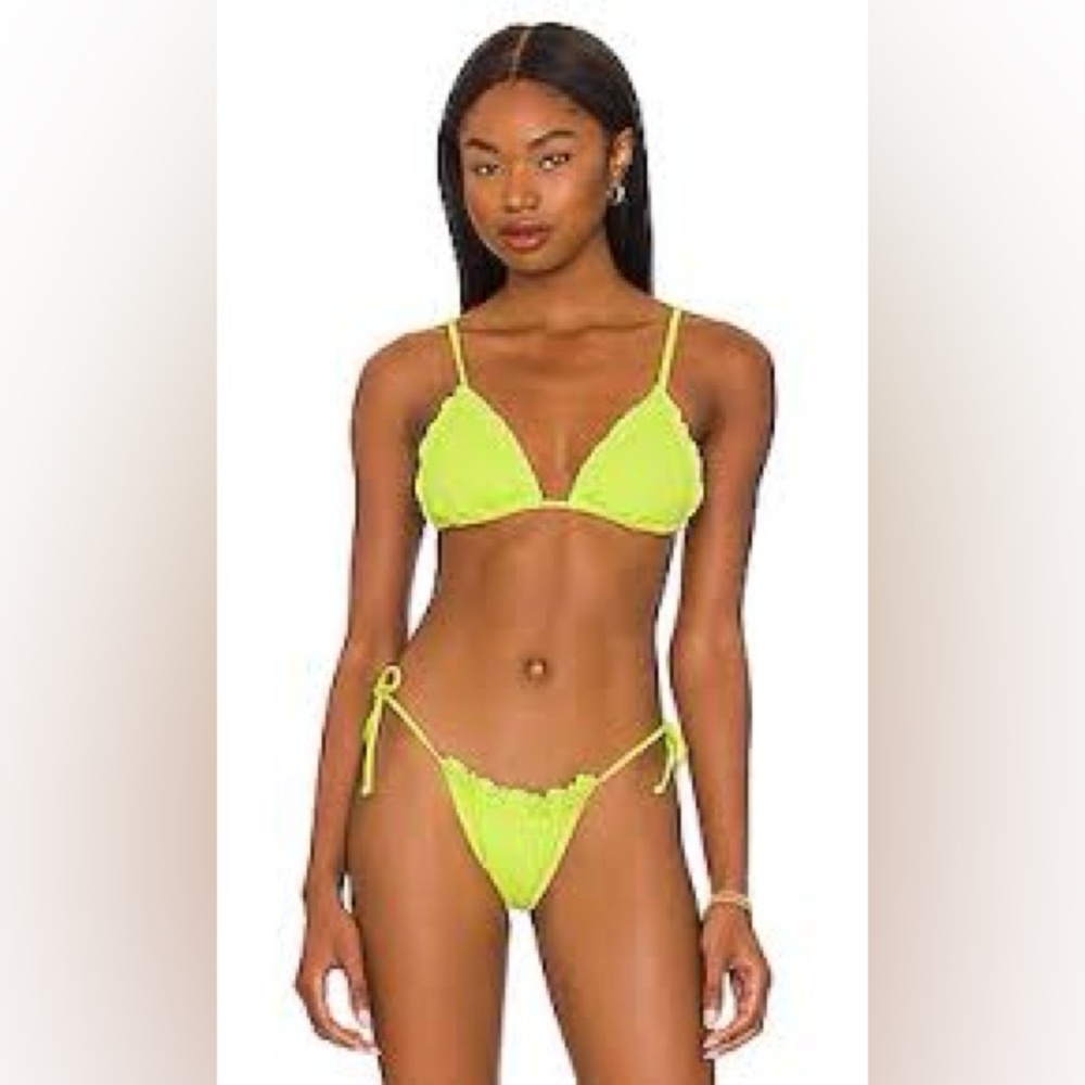 It’s Now Cool bright green bikini set